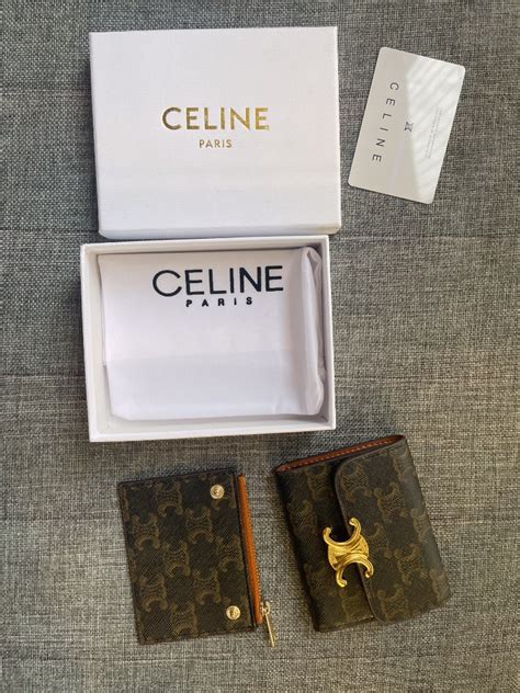 card holder wallet celine|Celine detachable wallet.